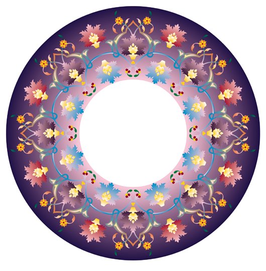 طرح تذهيب (شمسه)