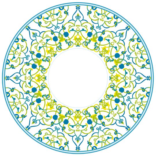 طرح تذهيب (شمسه)