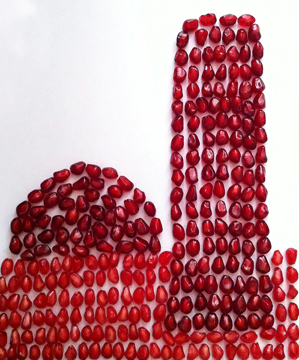 منار و انار - طرح مسجد جامع ساوه با انار