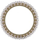 طرح تذهيب دايره